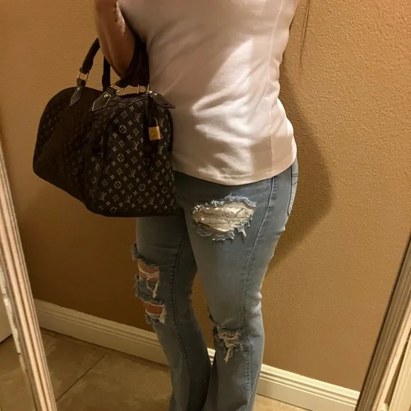 Louis Vuitton Speedy 30 Mini Lin - Picture 2 of 9